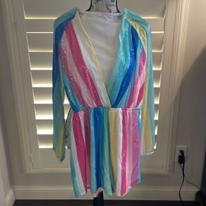 Boutique style romper with shorts
035